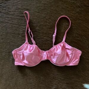 90s Pink Stain Polka Dot Bra